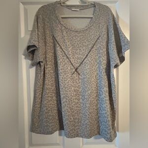 Oddy Leopard Top - 3X